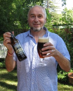 The Author, with Riggwelter brown ale